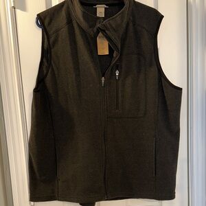 Women’s charcoal grey Sleeveless Jacket vest NWT